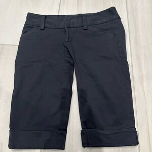 Alice and Olivia Black Bermuda Shorts